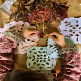 Mandala de papel já usado