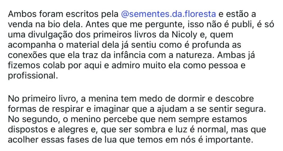 Depoimento de Clara, @lavandaeluto